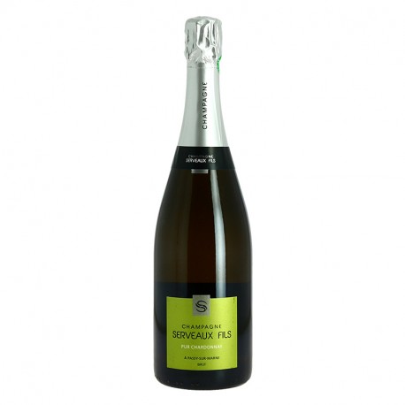 Champagne SERVEAUX Pur Chardonnay Champagne Blanc de Blancs 75 cl