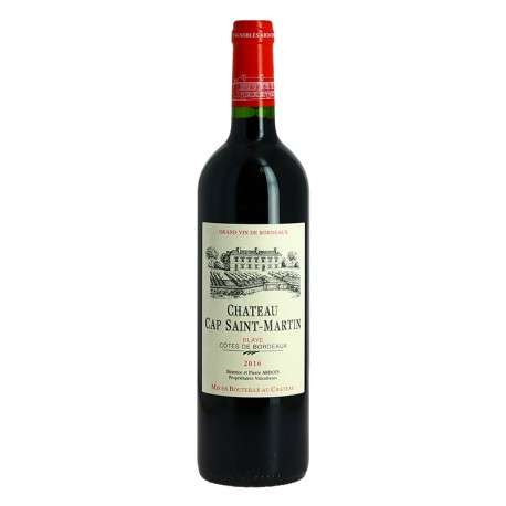 Château Cap Saint Martin 1er Côtes de Blaye Vin Rouge du Bordelais
