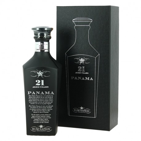 Rum Nation Panama 21 ans Carafe Black Edition