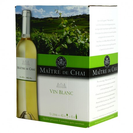 Cubi Maître de Chai blanc 5L