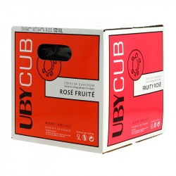 Domaine Uby Vin Rouge Côtes de Gascogne IGP UBYCUB BIB de 5L