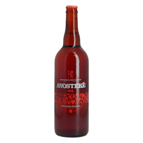 ANOSTEKE IPA Bière Blonde Artisanale 75CL