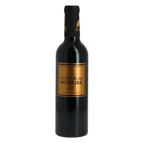 Château Le Clos du Notaire Côtes de Bourg Demi Bouteille de Vin rouge de Bordeaux