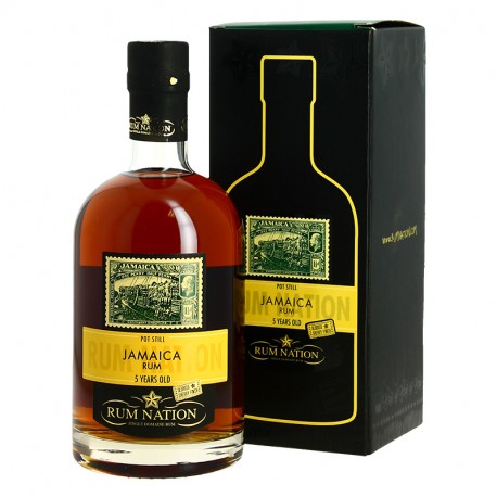 Rum NATION Jamaïca 5 Ans Pot Still 70 cl