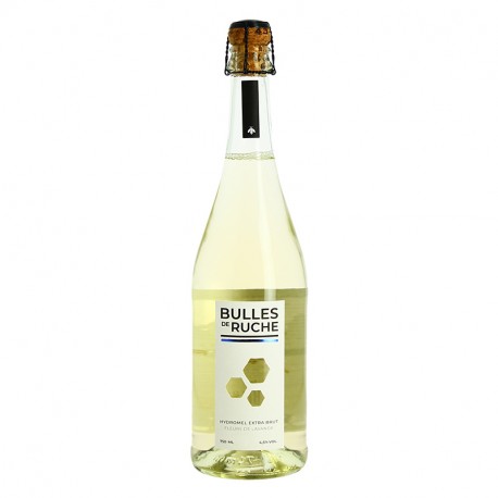 Bulles de Ruche Hydromel Extra Brut Pétillant au Miel de Lavande 75 cl