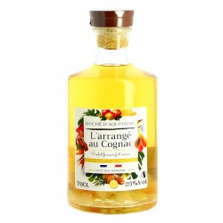 Cognac Arrangé Rhubarbe Fruits Exotiques Duché d'Aquitaine 70 cl