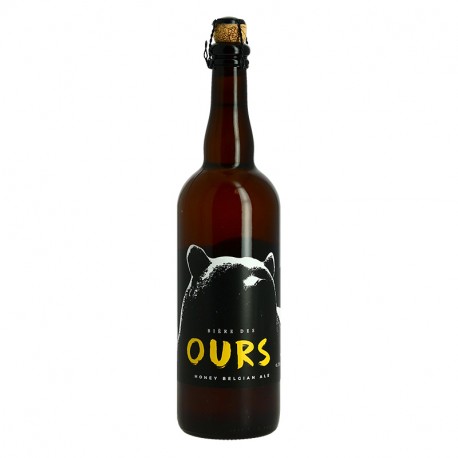 Bière des Ours  Bière Belge ai Miel 75 cl