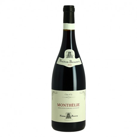 Monthélie Rouge par Nuiton Beaunoy Vin rouge de Bourgogne 75cl