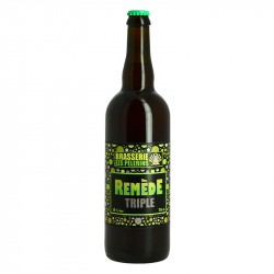La REMEDE Bière Blonde Triple de la Brasserie des Pélerins 75 cl