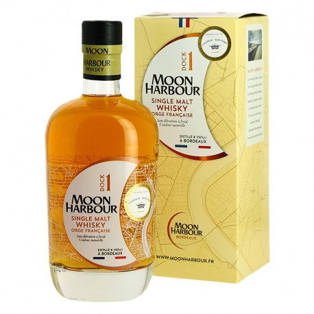MOON HARBOUR DOCK 1 Whisky Single Malt Vieilli en fût de Sauternes Rieussec 70 cl
