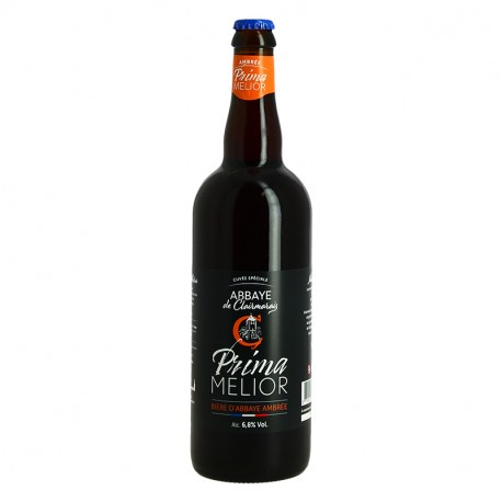 Bière Prima Melior Bière Ambrée de l'Abbaye de Clairmarais 75 cl