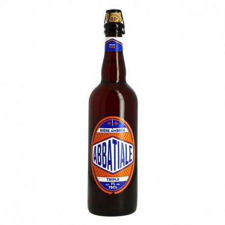 ABBATIALE Bière Triple Ambré  75 cl
