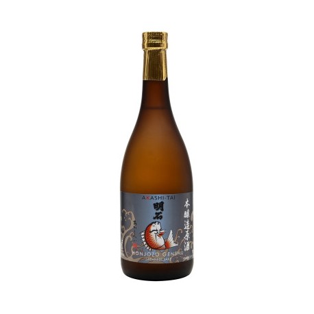 SAKE Japonais AKASHI-TAI Honjozo Genshu 72cl