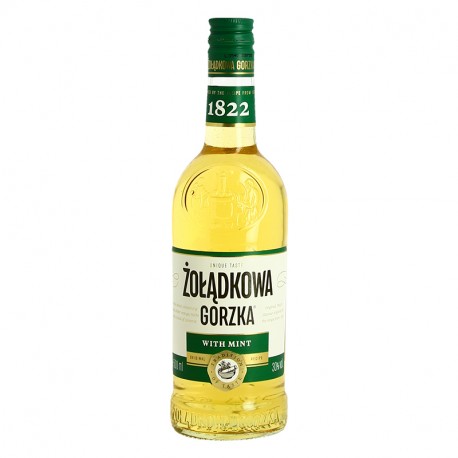 Zoladkowa Gorzka Vodka Polonaise aromatisée à la Menthe Blanche