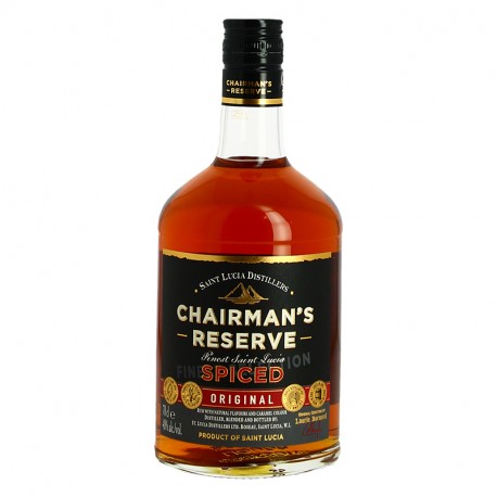 Rhum CHAIRMAN'S Reserve Spiced Rhum Epicé de St Lucie 70 cl