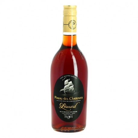 Pineau des Charentes Rouge par jean Pierre Léonard 70 cl