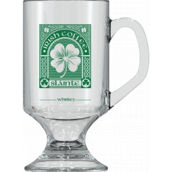 Véritable Verre à  IRISH COFFEE Décoré "Slainte" 293 ml