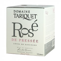 TARIQUET BIB de vin Rosé de pressée 3 Litres