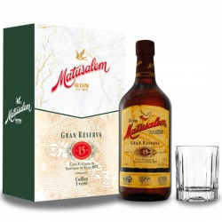 Rhum MATUSALEM Solera 15 Gran Reserva Coffret Cadeau + 1 Verre