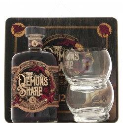 Rhum Demon's Share 12 ans 70 cl Coffret cadeau + 2 Verres