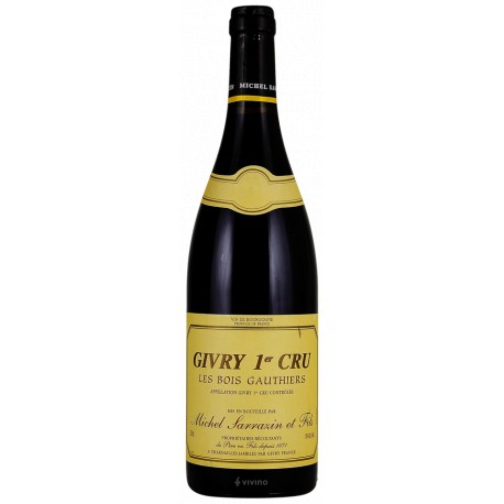 GIVRY Rouge 1er Cru  BOIS GAUTHIER 2020 par Michel SARRAZIN Bourgogne Rouge 75 cl