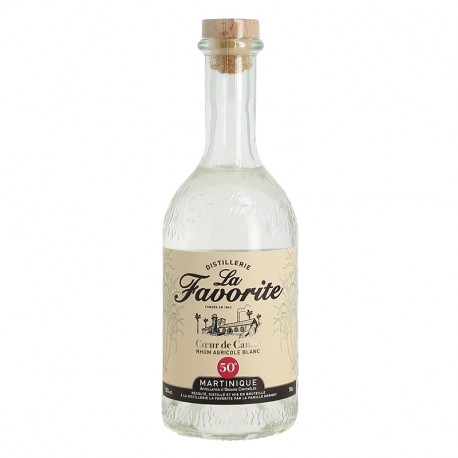 Rhum La Favorite Coeur de Canne Rhum blanc Agricole 