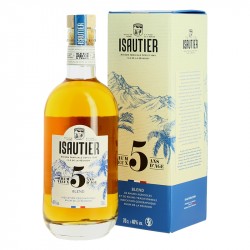 ISAUTIER 5 ans Rhum Ambré de la Réunion 70 cl