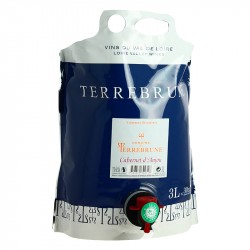 Cabernet d'Anjou domaine de TERREBRUNE BIB 3 Litres de vin rosé