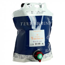 Rosé de Loire domaine de TERREBRUNE BIB 3 Litres de vin rosé