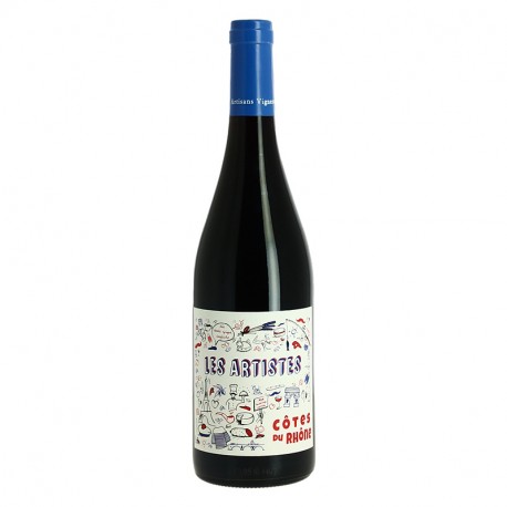 Côtes du Rhône rouge Les ARTISTES 75 cl
