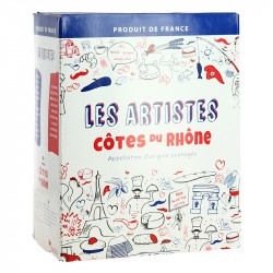BIB de Côtes du Rhône Rouge Les Artistes 3 Litres