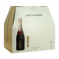 Champagne MOET et CHANDON Brut 6 x 20 cl et 6 mini flutes