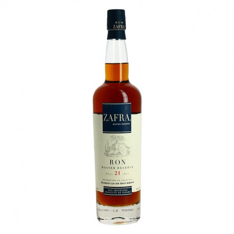 Rhum ZAFRA Master Réserve 21 Vieilli en fût de Bourbon 70 cl