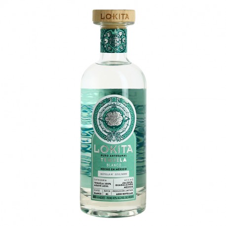 Téquila Artisanale LOKITA BLANCO 70 cl
