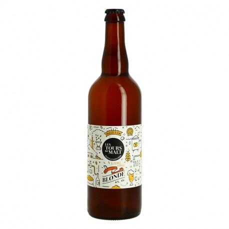 Bière Triple BIO  Les Tours Du Malt  la Fleur d'Hibiscus 75 cl