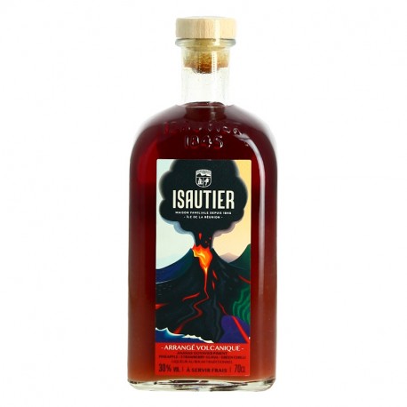 Rhum Arrangé ISAUTIER VOLCANIQUE  Ananas Goyavier Piment 70 cl