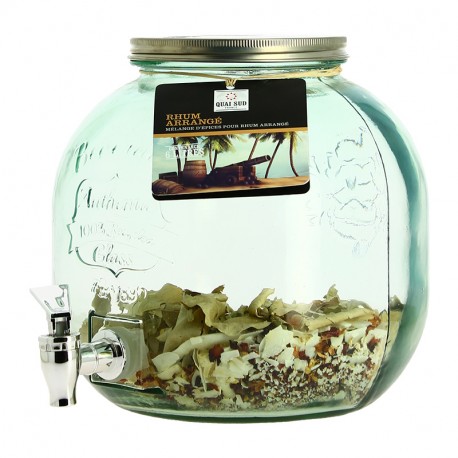 Fontaine de 6 litres pour RHUM ARRANGE par Quai Sud