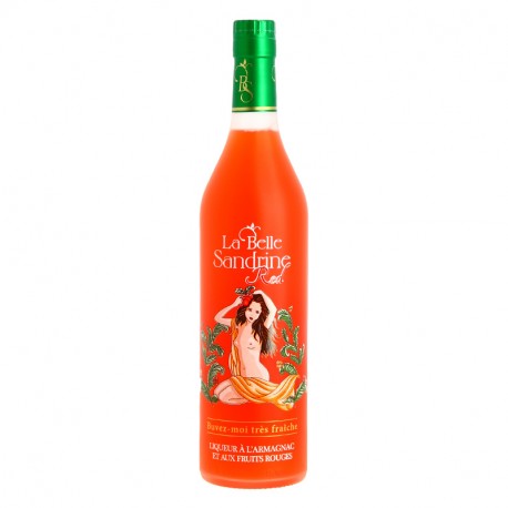 La Belle SANDRINE Red Liqueur à l'Armagnac et aux fruits rouges 70 cl