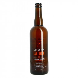 Bière BIO CELESTIN La DIX Coup de Foudre BOURBON 75 cl