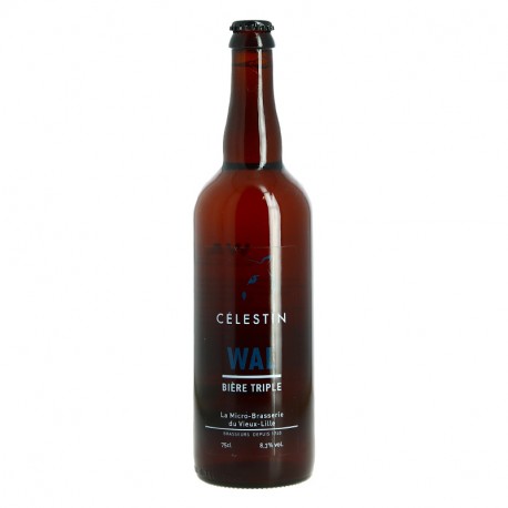 Bière BIO CELESTIN WAL Triple 75 cl