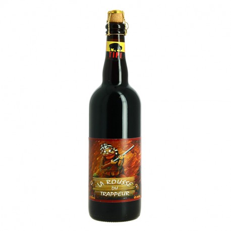 Bière la ROUSSE du TRAPPEUR 75 cl