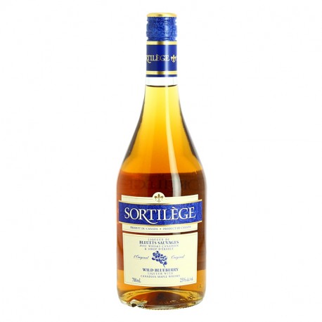 SORTILEGE Liqueur de Whisky Canadien au Sirop d'Erable et aux Bleuets 70 cl
