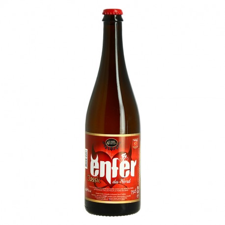 Bière Blonde Classic l'ENFER du NORD 75 cl
