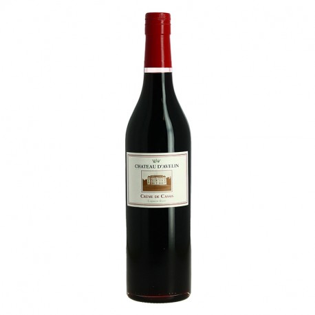 Crème de CASSIS rare du Château d'AVELIN 70 cl
