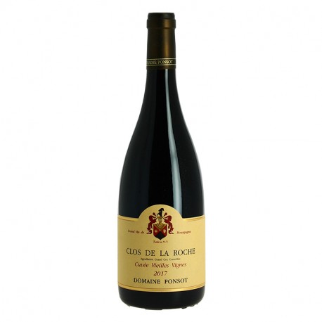 CLOS de la ROCHE Grand Cru Vieilles Vignes 2017 par le Domaine PONSOT 75 cl