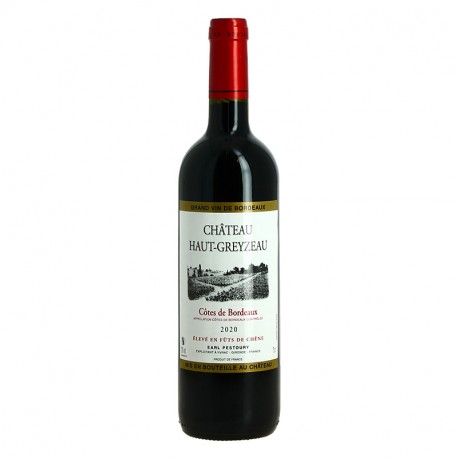 Château  HAUT GREYZEAU 2022 Côtes de Bordeaux 75 cl