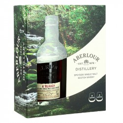 Whisky ABERLOUR A'BUNADH  Coffret + 2 Verres
