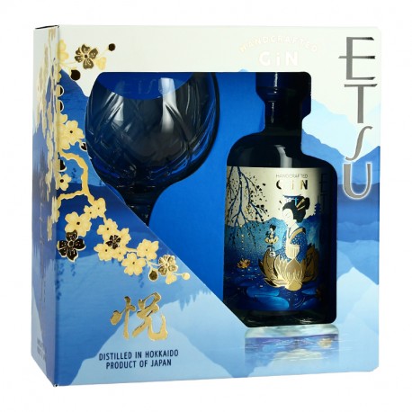 COFFRET Gin ETSU Gin japonais 70 cl  + 1 Verre