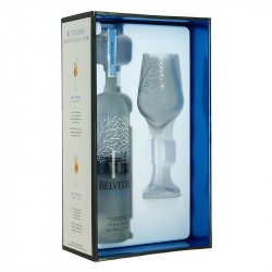 Coffret Vodka BELVEDERE 70 cl + 1 Verre Piscine