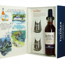 Coffret Whisky TALISKER PORT RUIGHE + 2 Verres 70 cl
